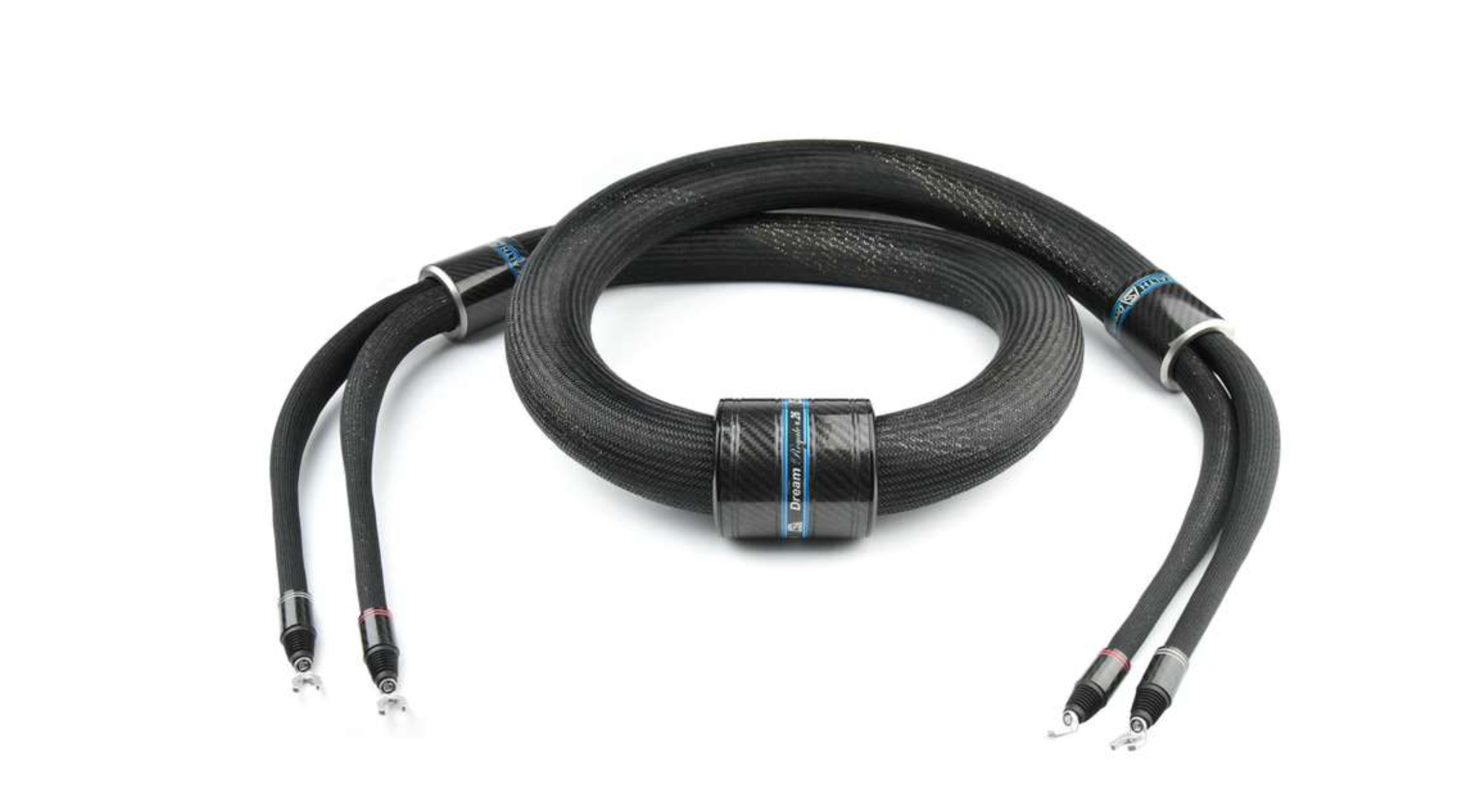 Stealth black audio cable